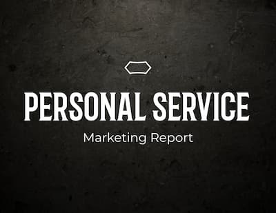 LAVIDGE Personal Service Marketing Report